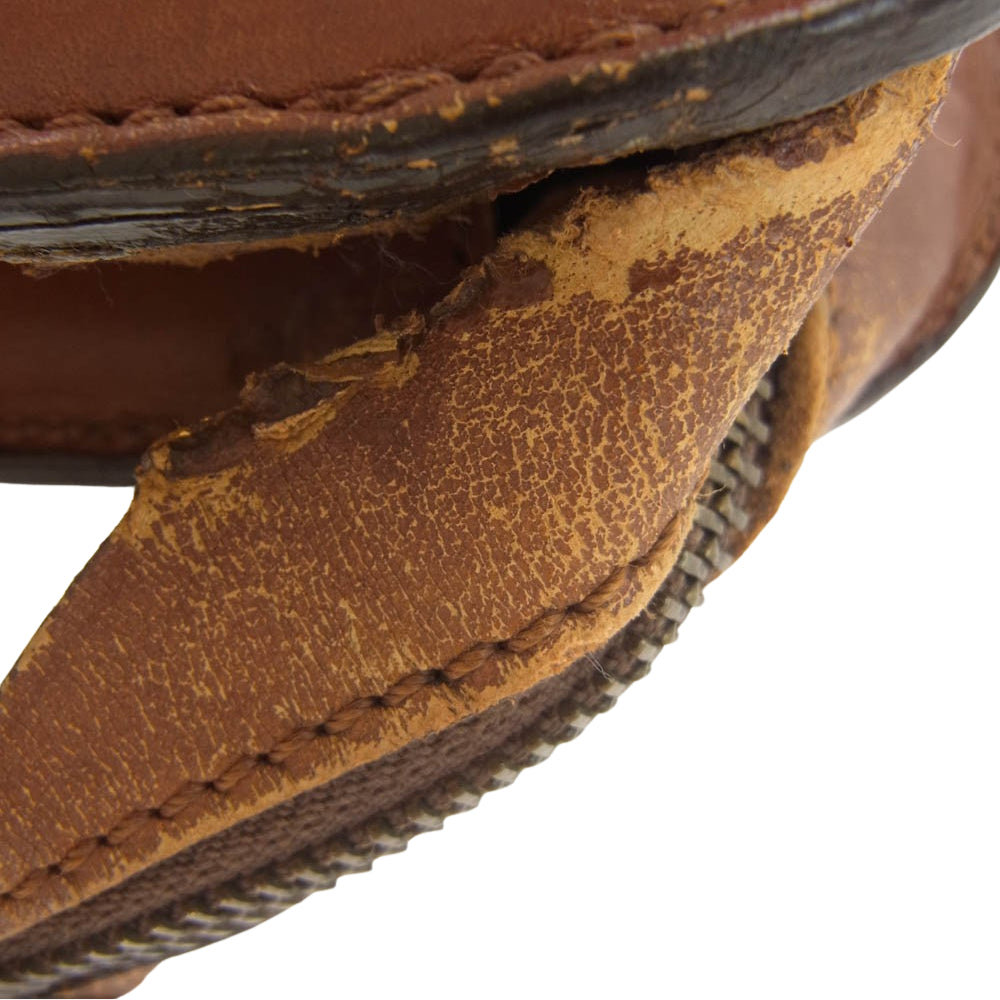 SOMES SADDLE ソメスサドル ネームタグ付き オールレザー ブリーフケース PCケース ビジネスバッグ ブラウン系【中古】