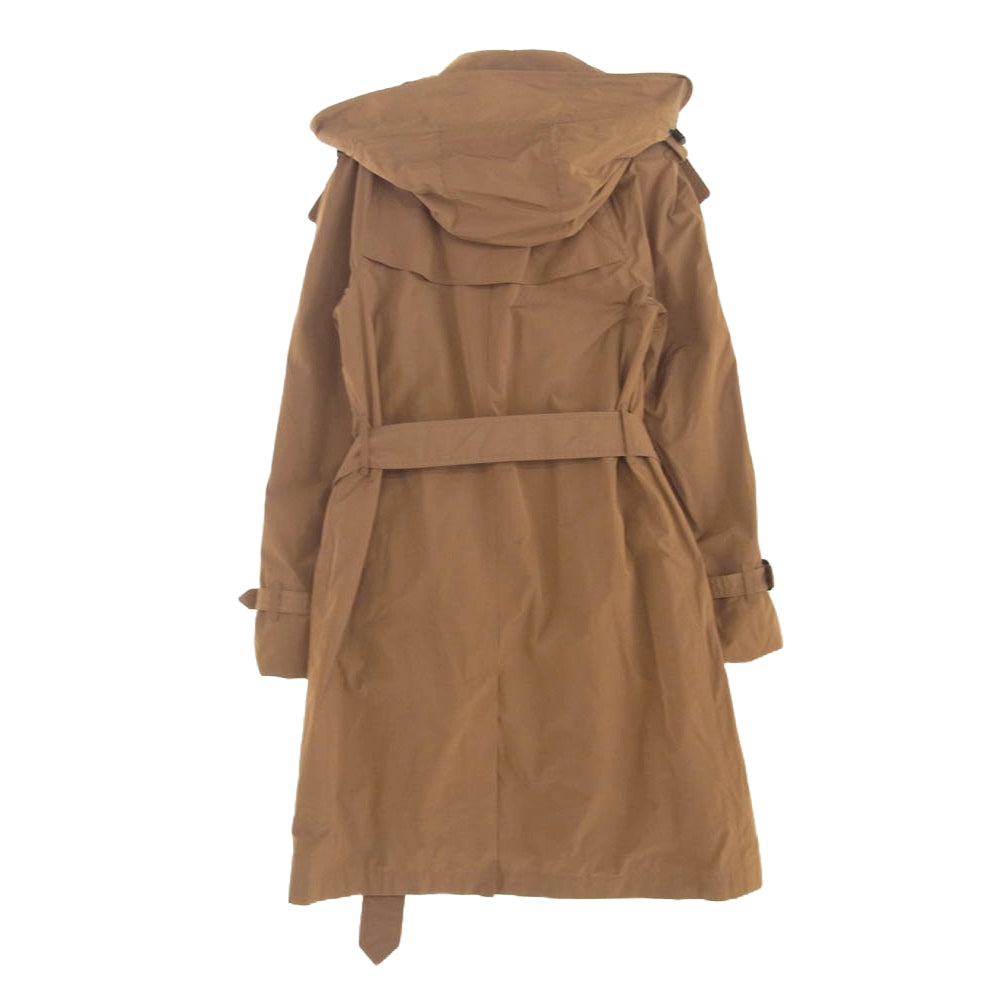 BURBERRY LONDON バーバリー ロンドン 8073507 フード付き トレンチコート ブラウン系 UK 10/US 8/EU 42【中古】