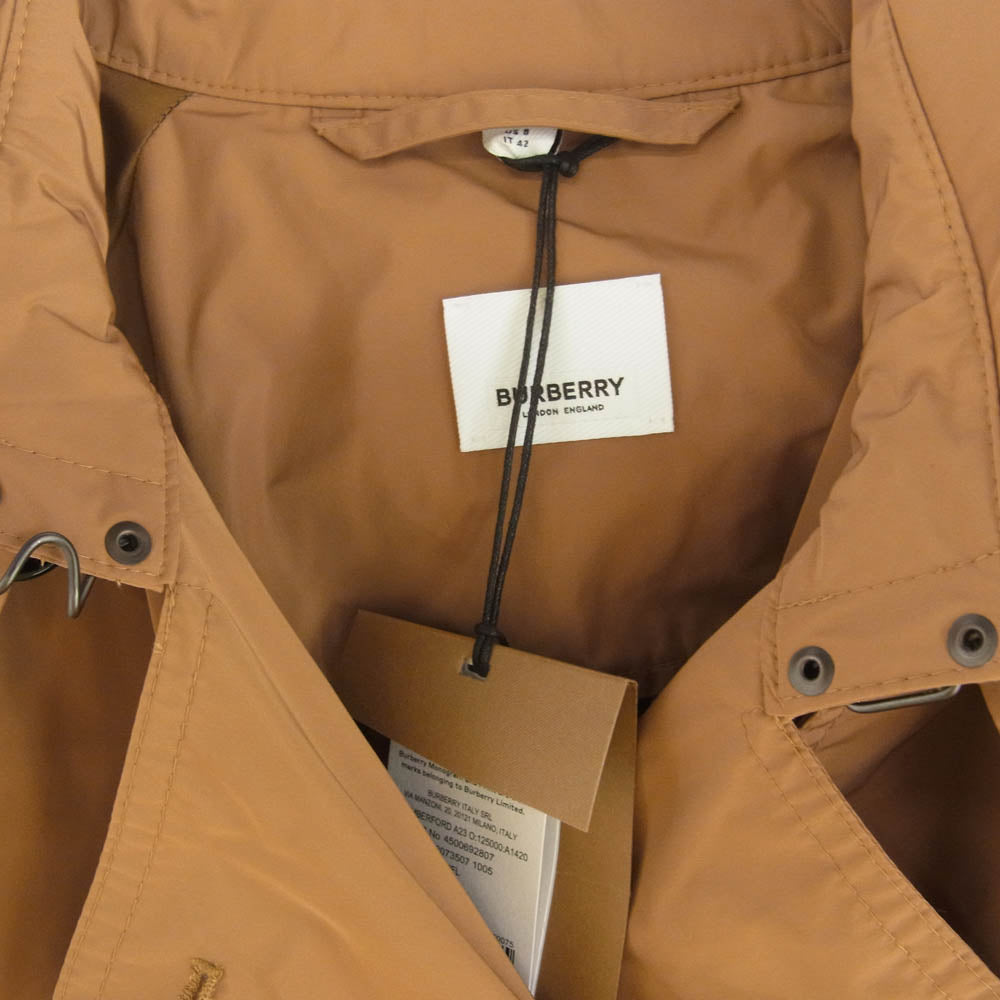 BURBERRY LONDON バーバリー ロンドン 8073507 フード付き トレンチコート ブラウン系 UK 10/US 8/EU 42【中古】