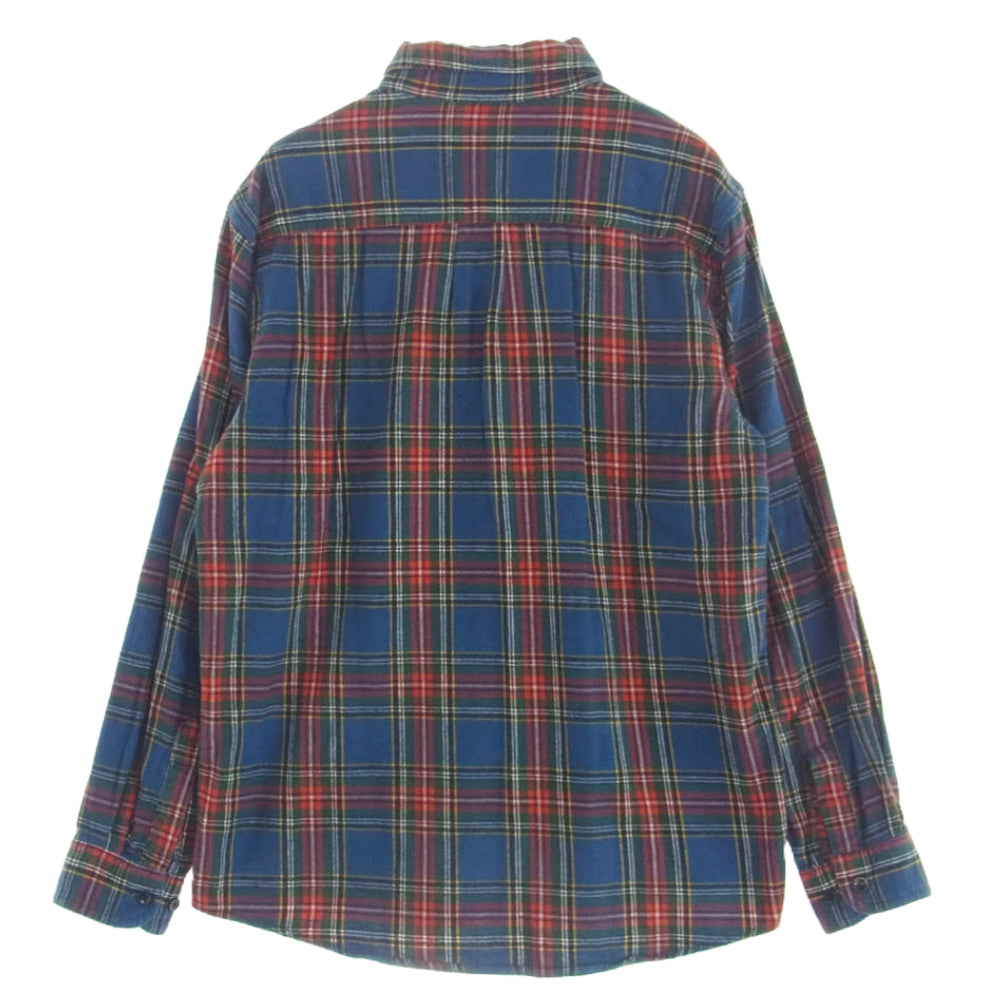 L.L.Bean エルエルビーン ボタンダウン 長袖 チェック フランネル シャツ マルチカラー系 M【中古】