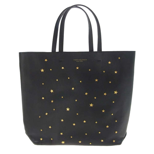 Tory Burch トリーバーチ スタースタッズ トート バッグ ブラック系【中古】