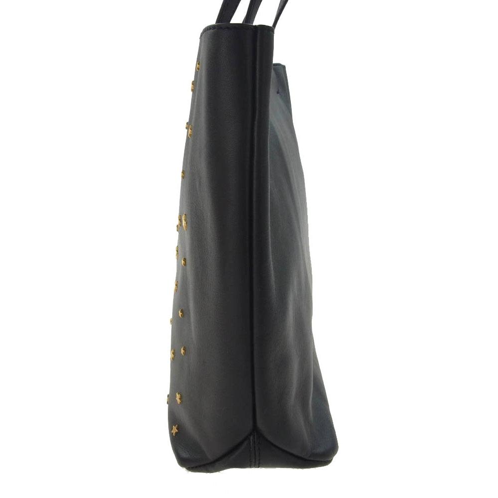 Tory Burch トリーバーチ スタースタッズ トート バッグ ブラック系【中古】