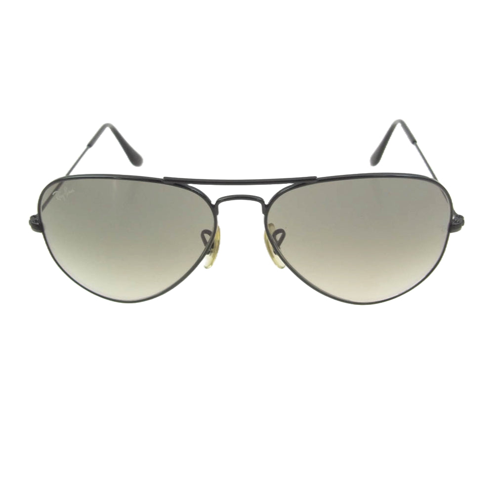 Ray-Ban レイバン 3025 AVIATOR CLASSIC LARGE METAL アビエーター ティアドロップ サングラス ブラック系 58□14【中古】