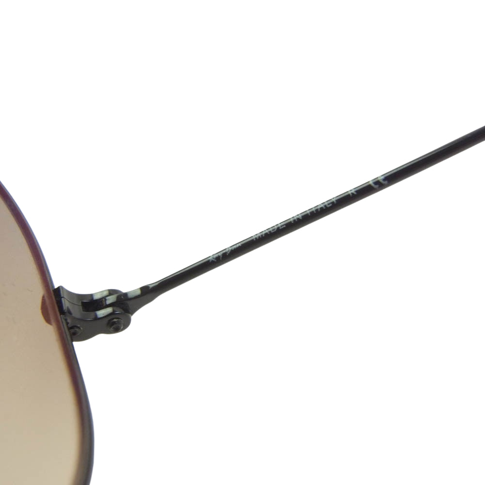Ray-Ban レイバン 3025 AVIATOR CLASSIC LARGE METAL アビエーター ティアドロップ サングラス ブラック系 58□14【中古】