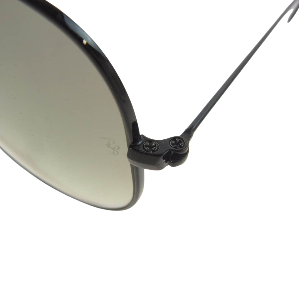 Ray-Ban レイバン 3025 AVIATOR CLASSIC LARGE METAL アビエーター ティアドロップ サングラス ブラック系 58□14【中古】