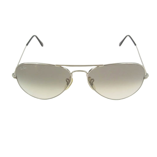 Ray-Ban レイバン 3025 AVIATOR LARGE METAL アビエーター サングラス ガンメタル ティアドロップ フレーム：シルバー系 58□14【中古】
