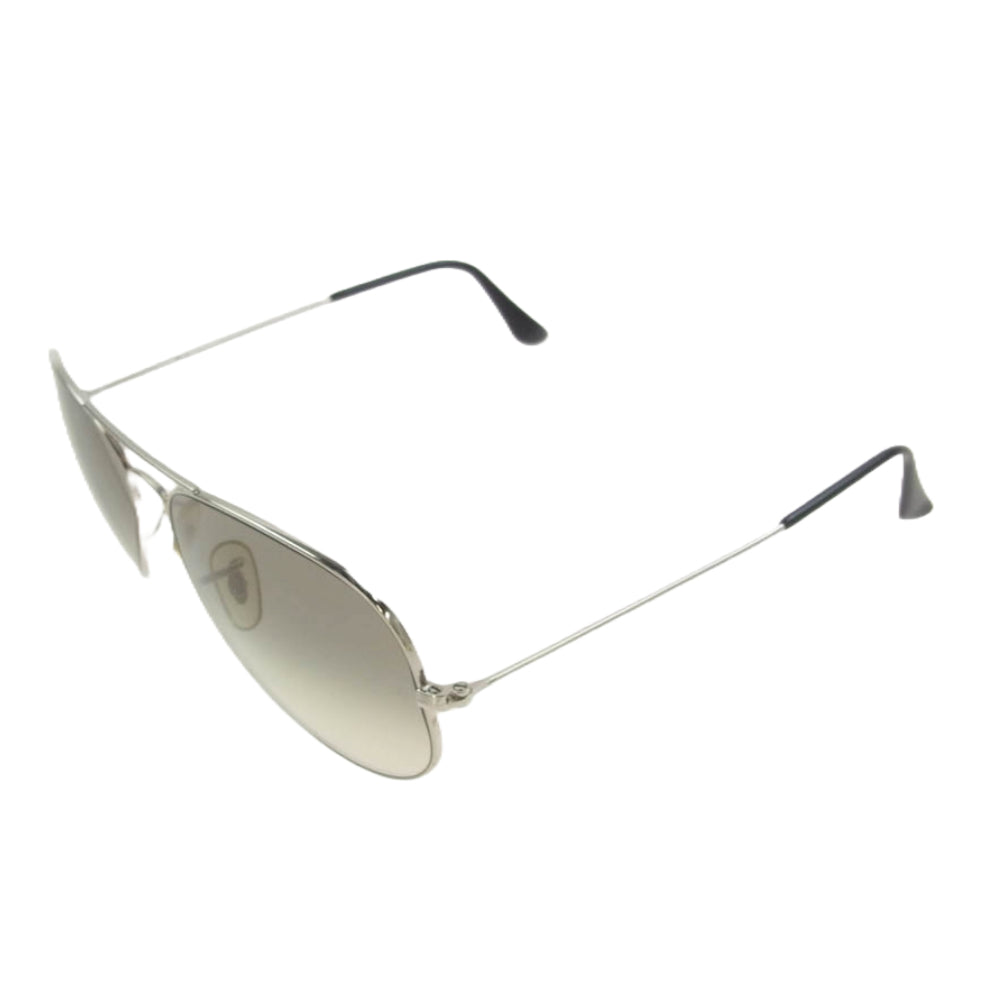 Ray-Ban レイバン 3025 AVIATOR LARGE METAL アビエーター サングラス ガンメタル ティアドロップ フレーム：シルバー系 58□14【中古】