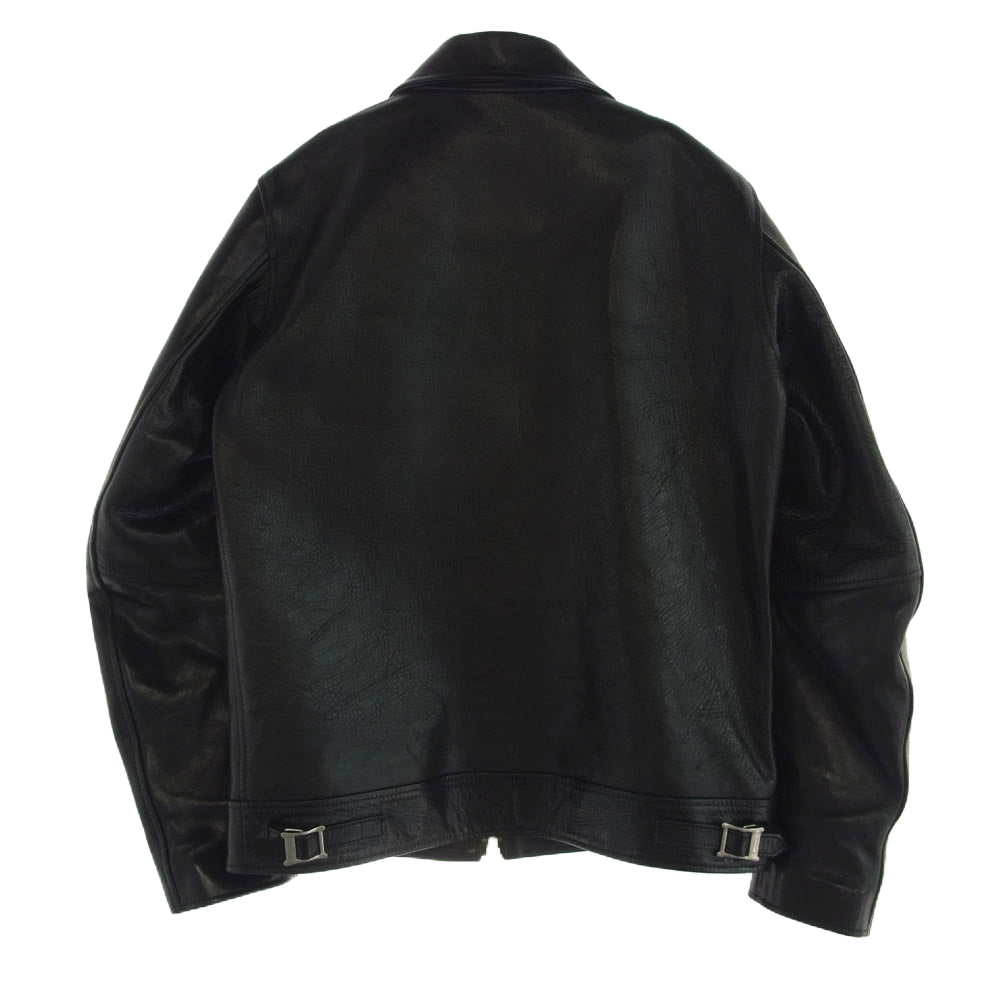 サンセットベイ GEORGIA ホースハイド シングル ライダース ジャケット ブラック系 3【中古】