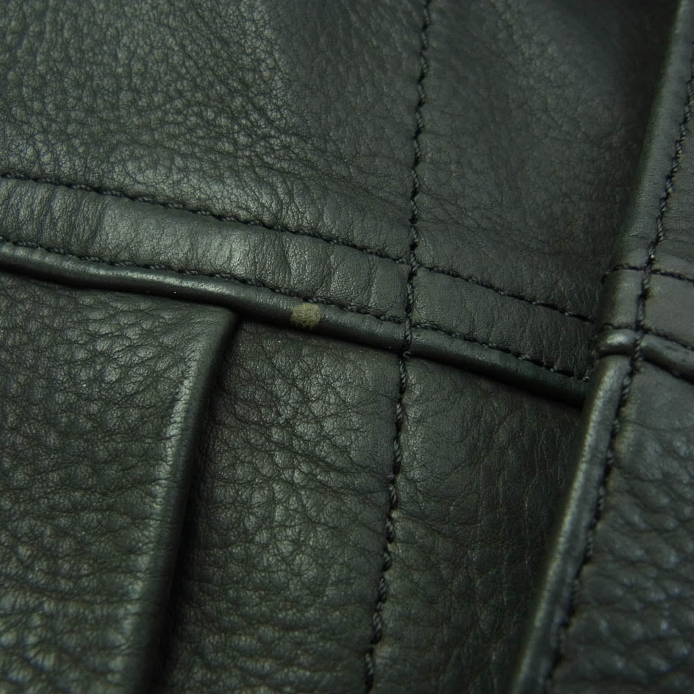 サンセットベイ NATALIE CALF HUDSON カーフレザー  ナタリーカーフ ハドソン レザー ジャケット ブラック系 2【中古】