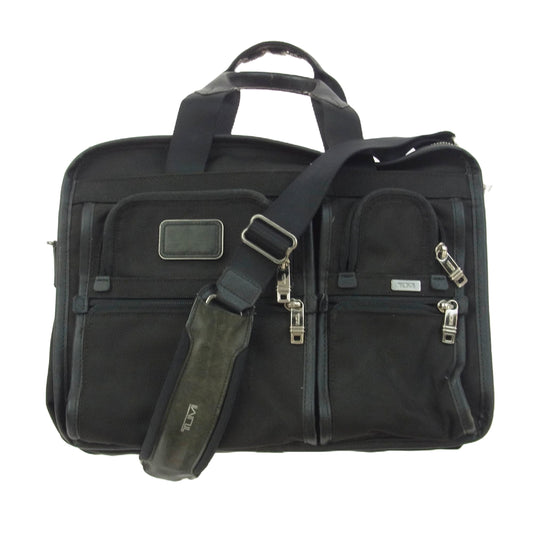 TUMI トゥミ 26142DLE3 LIMITED EDITION ジャパンリミテッド限定 Organizer Brief オーガーナイザー ブリーフケース FXTバリスティックナイロン ブラック系【中古】