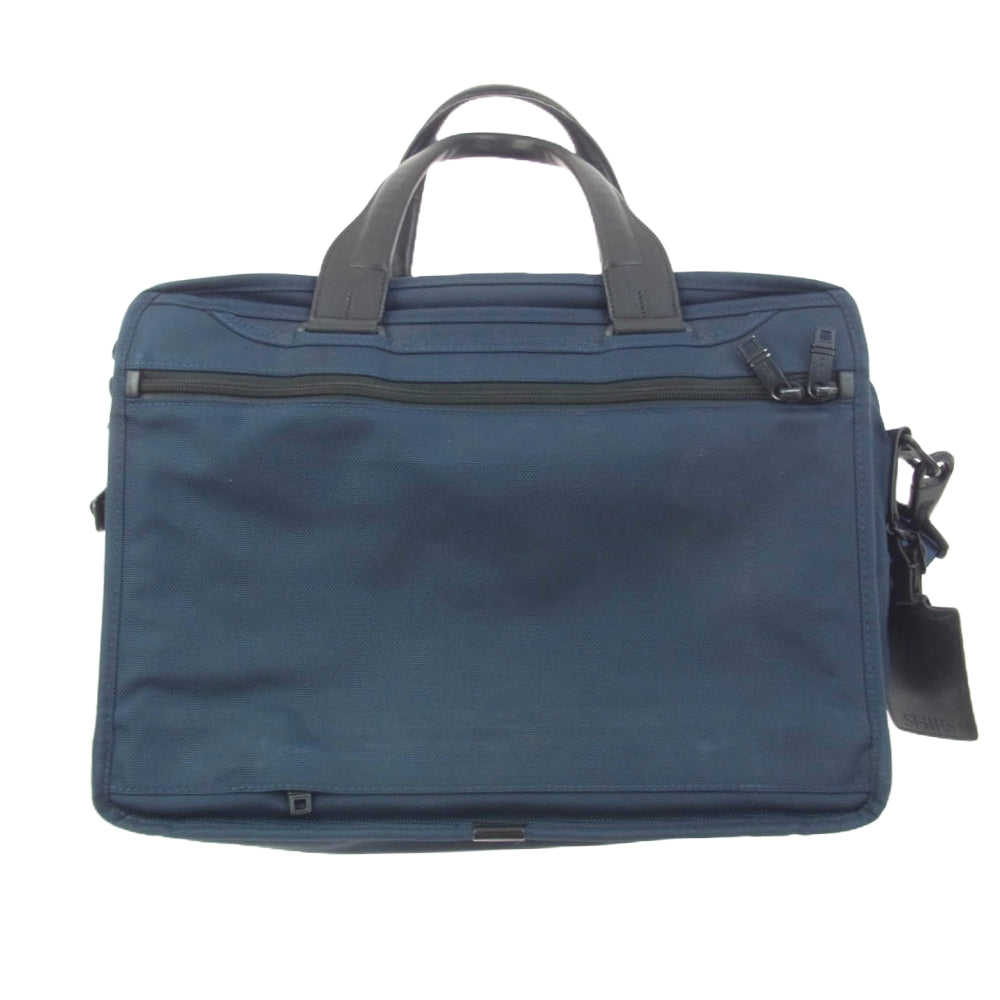 TUMI トゥミ 26141NVS2E SHIPS シップス別注 ALPHA3 2WAY アルファ3 エクスパンダブル オーガナイザー ブリーフケース ショルダーバッグ ネイビー系【中古】