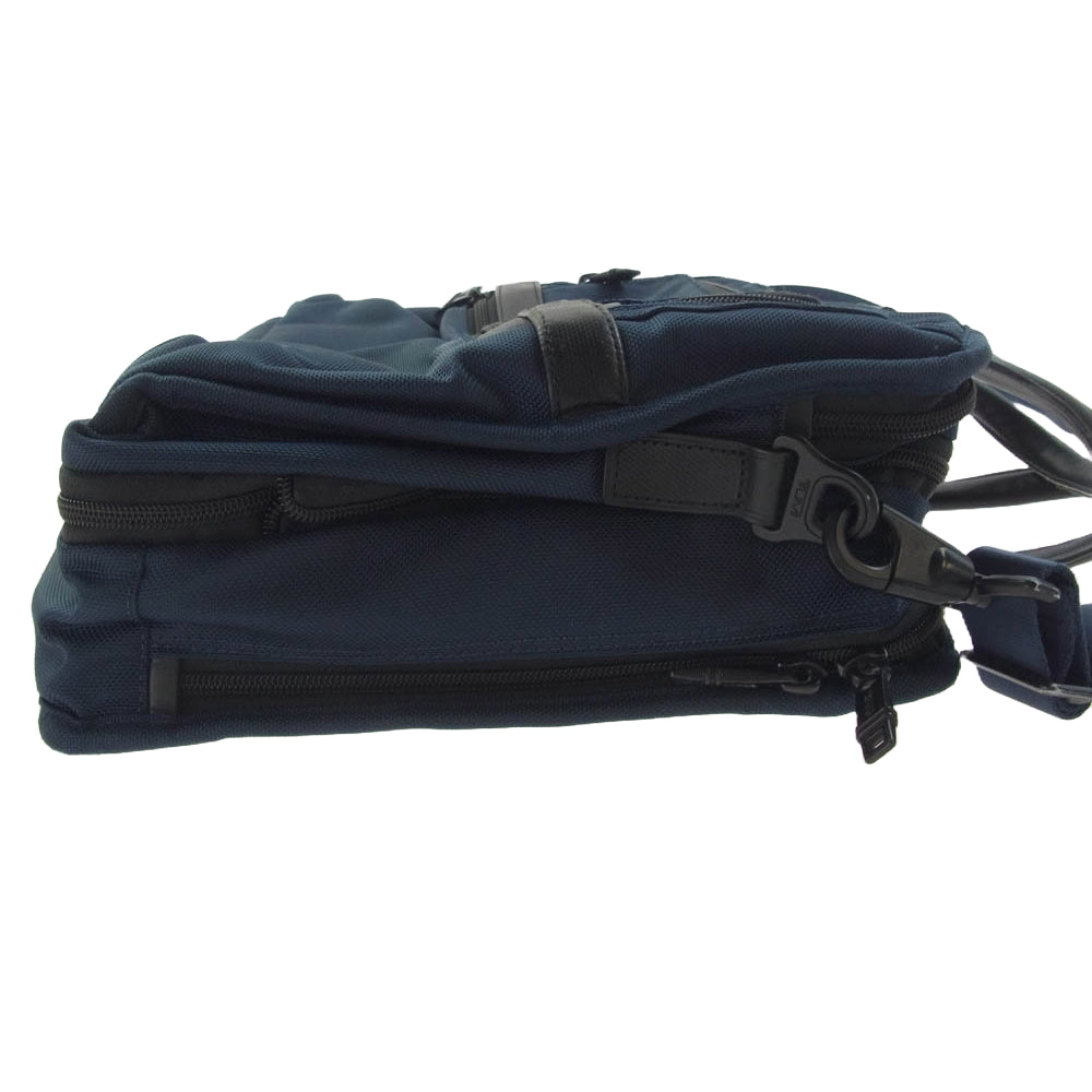 TUMI トゥミ 26141NVS2E SHIPS シップス別注 ALPHA3 2WAY アルファ3 エクスパンダブル オーガナイザー ブリーフケース ショルダーバッグ ネイビー系【中古】