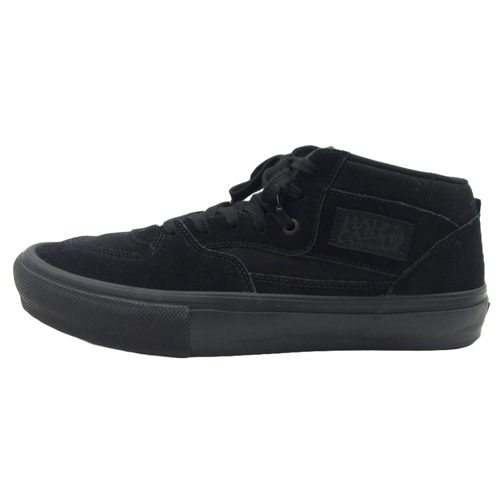 VANS バンズ VN0A5FCDBKA SKATE HALF CAB スエード スニーカー ブラック系 28.5cm【中古】