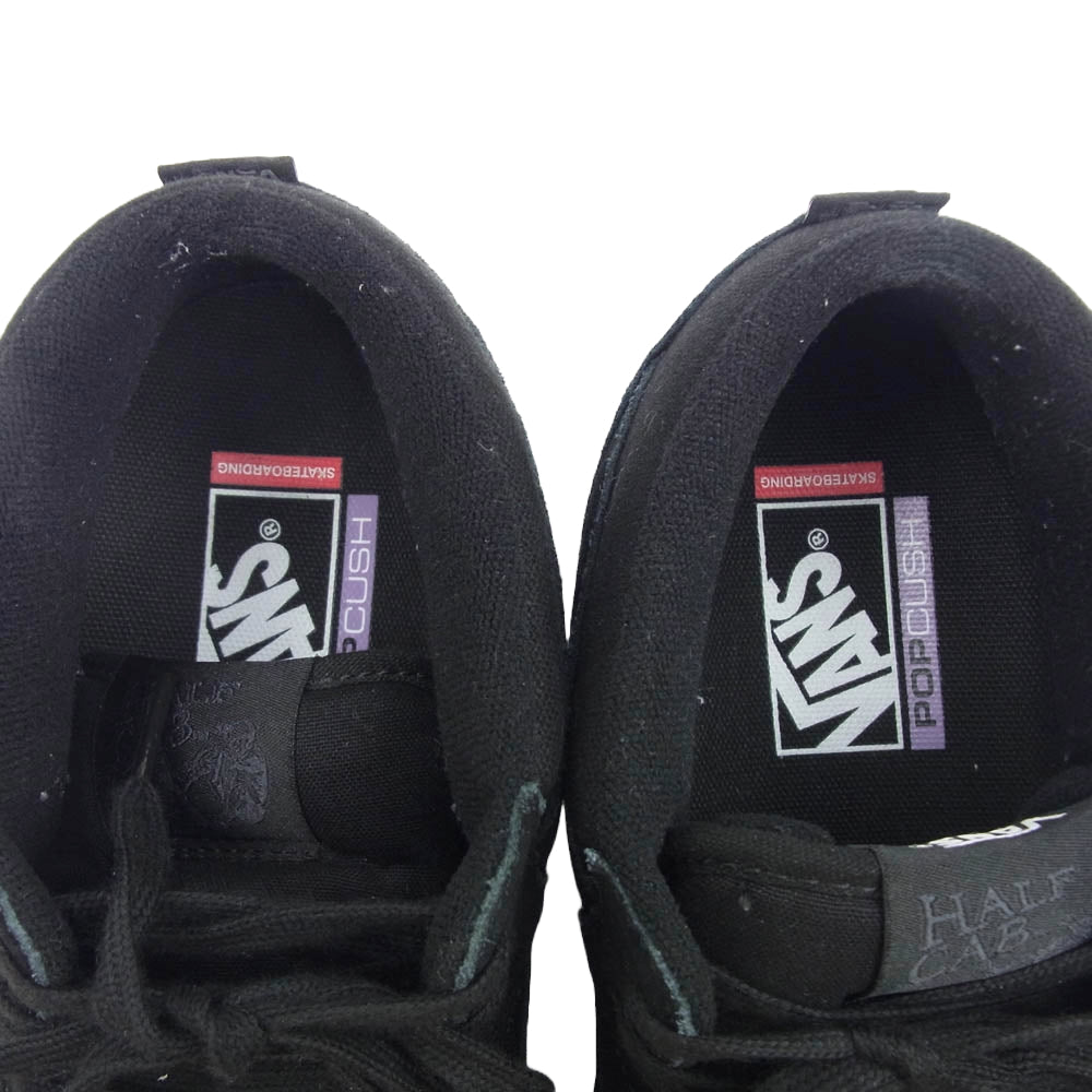 VANS バンズ VN0A5FCDBKA SKATE HALF CAB スエード スニーカー ブラック系 28.5cm【中古】
