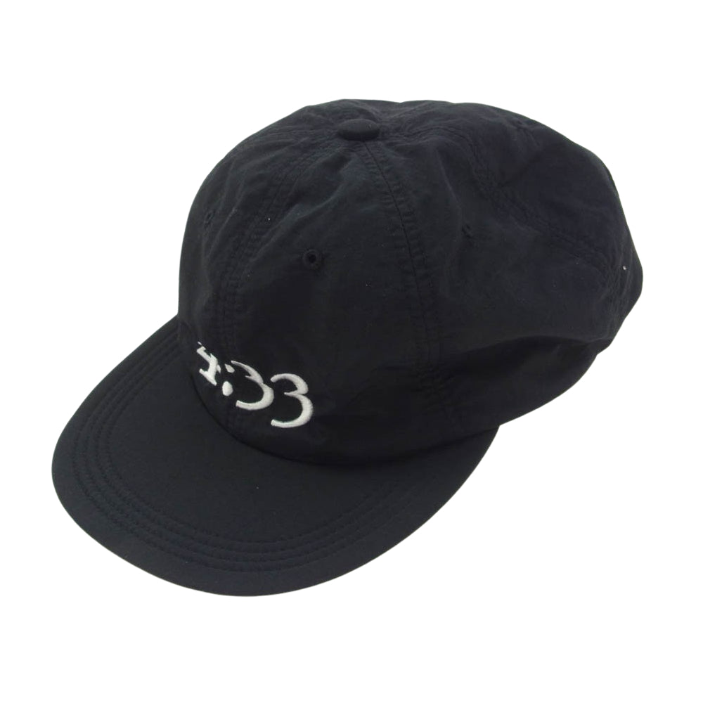 SOFT BRIM 6 PANEL CAP 4:33 キャップ ブラック系【中古】