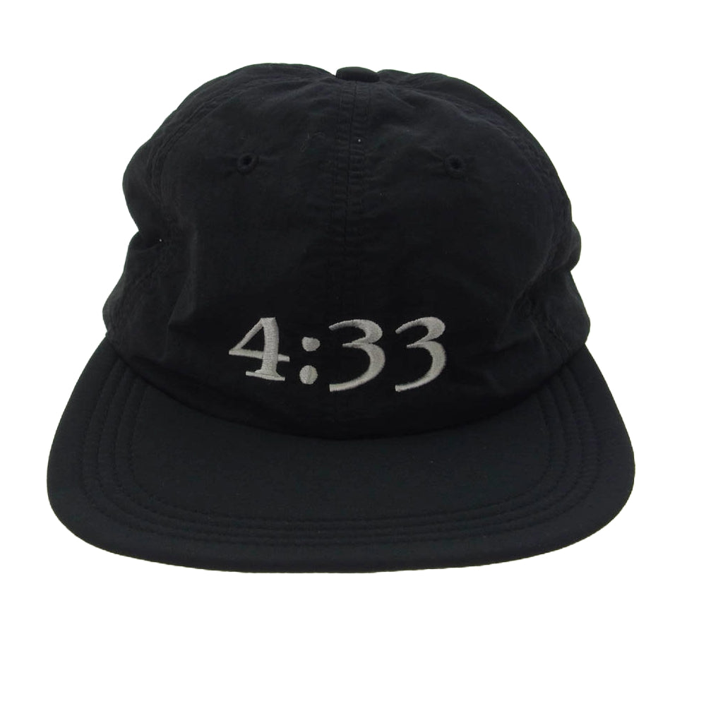 SOFT BRIM 6 PANEL CAP 4:33 キャップ ブラック系【中古】