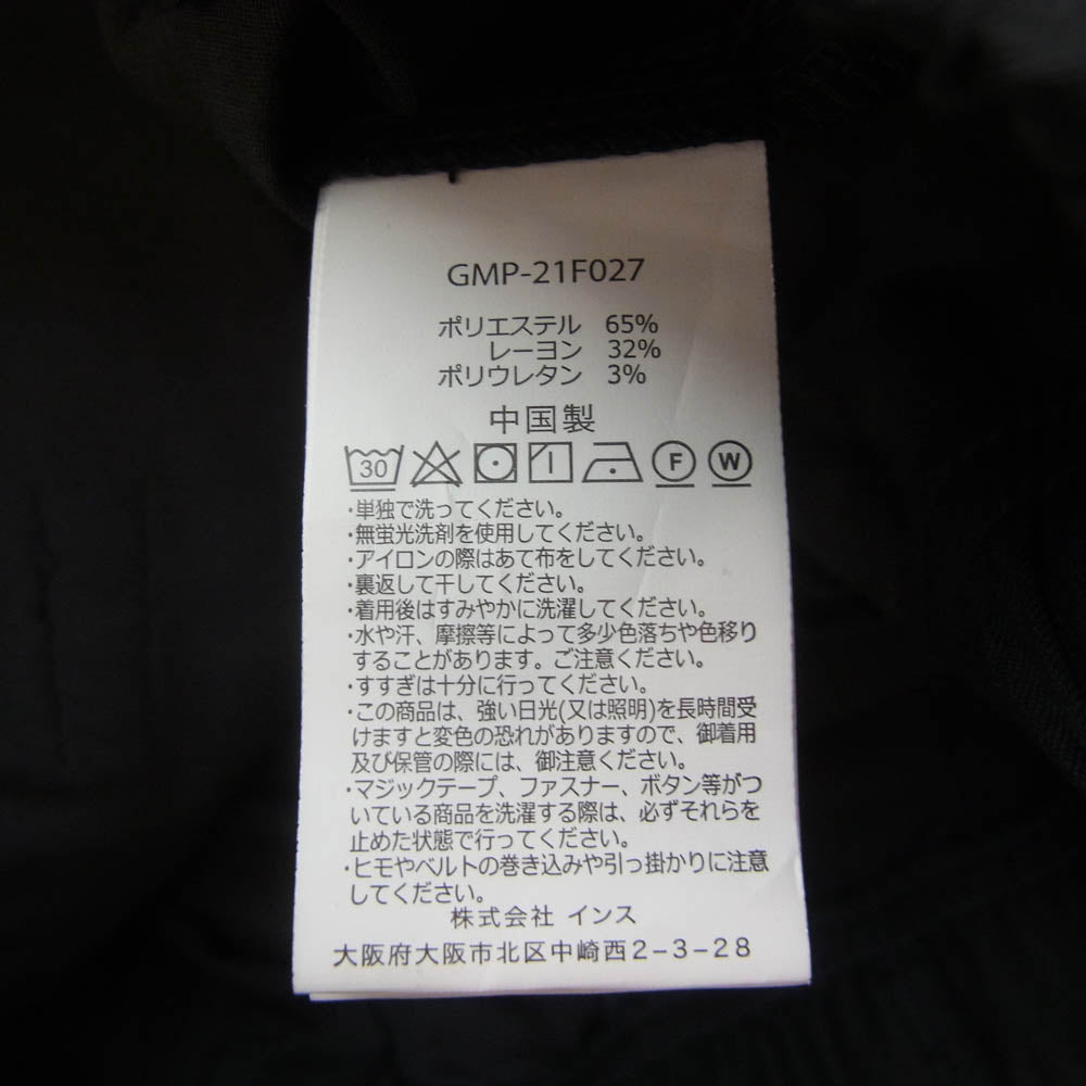 Gramicci グラミチ GMP-21F027 GABARDINE NN PANTS ギャバジン ニュー ナロー ベルト パンツ ブラック系 L【新古品】【未使用】【中古】