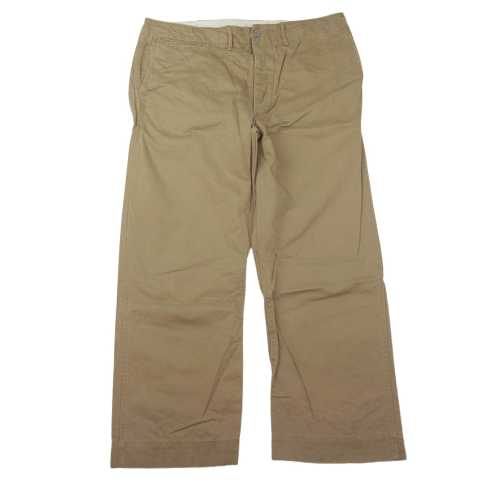 RRL ダブルアールエル VH-63 BEAMS+ 別注 ビームスプラス ミリタリー チノ パンツ ベージュ系 W33【中古】