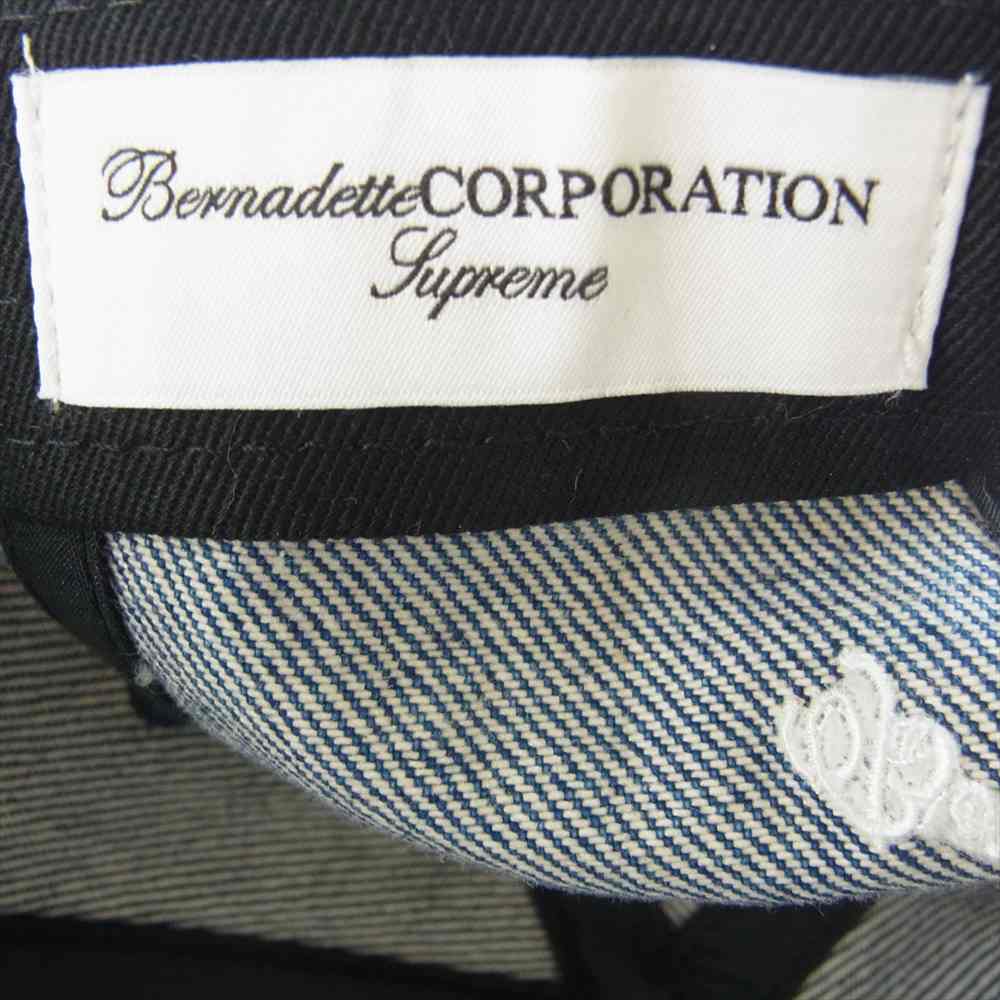 Supreme シュプリーム 23SS Bernadette Corporation 6Panel Cap バナーデット コーポレーション 6パネル デニム キャップ インディゴブルー系【美品】【中古】