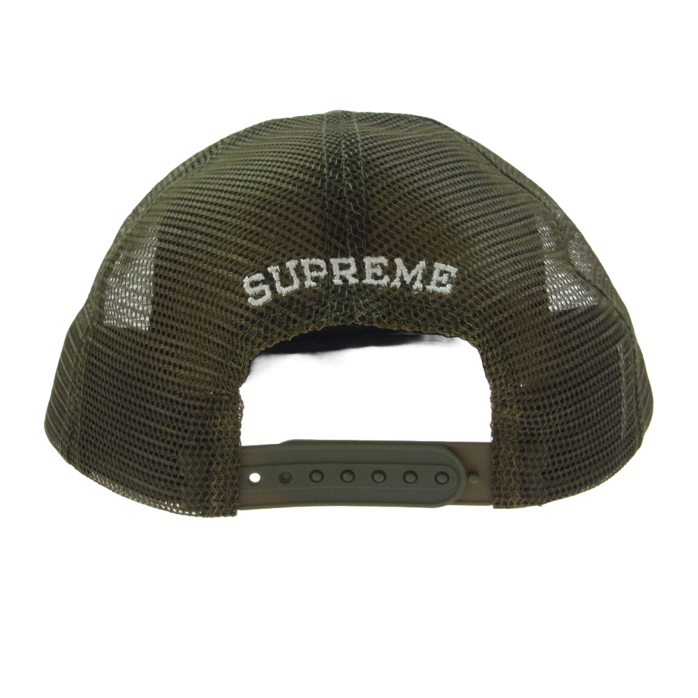 Supreme シュプリーム × Bounty Hunter バウンティハンター 23AW MESH BACK 5-PANEL Cap メッシュ キャップ カーキ系【美品】【中古】