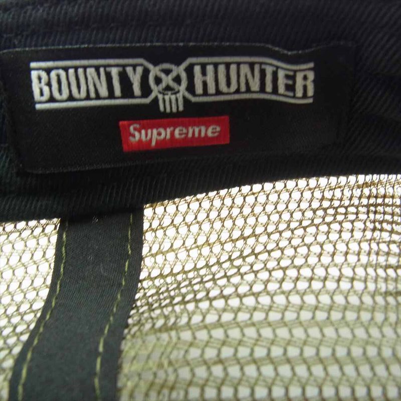 Supreme シュプリーム × Bounty Hunter バウンティハンター 23AW MESH BACK 5-PANEL Cap メッシュ キャップ カーキ系【美品】【中古】