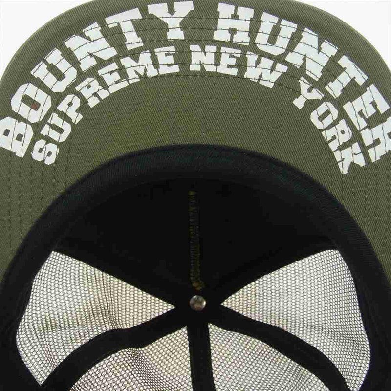 Supreme シュプリーム × Bounty Hunter バウンティハンター 23AW MESH BACK 5-PANEL Cap メッシュ キャップ カーキ系【美品】【中古】