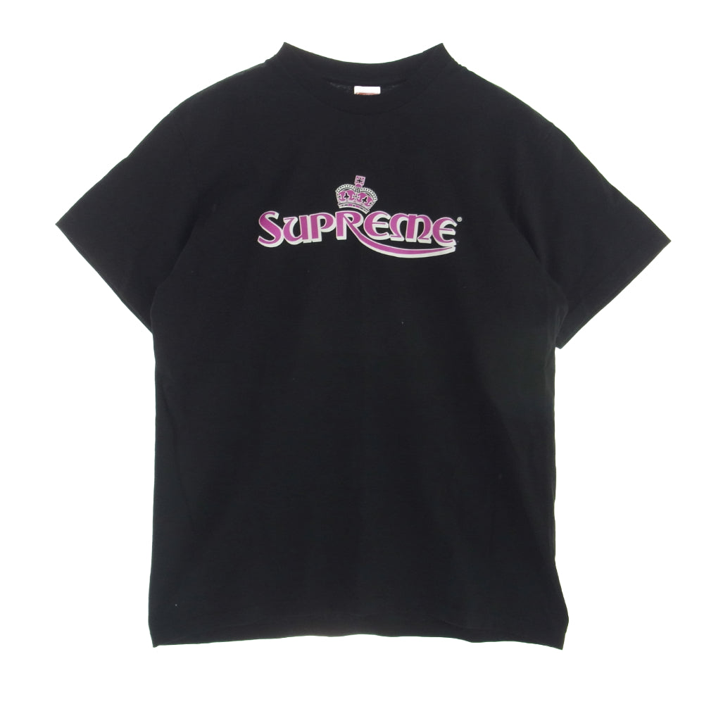 Supreme シュプリーム 23ss crown tee クラウン Tシャツ ブラック系 M【中古】