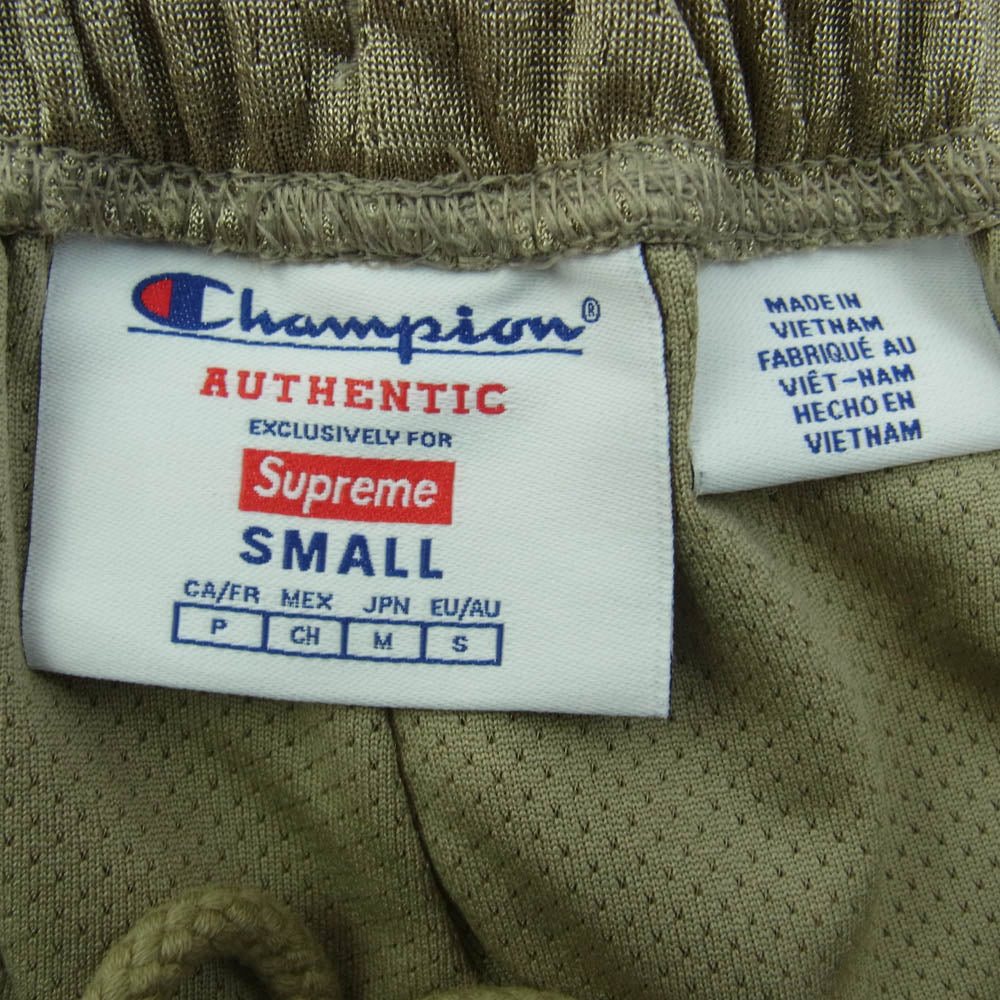Supreme シュプリーム 24SS × Champion Mesh Short チャンピオン メッシュ ショーツ ゴールド系 M【中古】