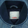 Supreme シュプリーム 23SS Washed Knockout Denim Varsity Jacket  ウォッシュ ノックアウト デニム バーシティー ジャケット スタジャン インディゴブルー系 M【中古】