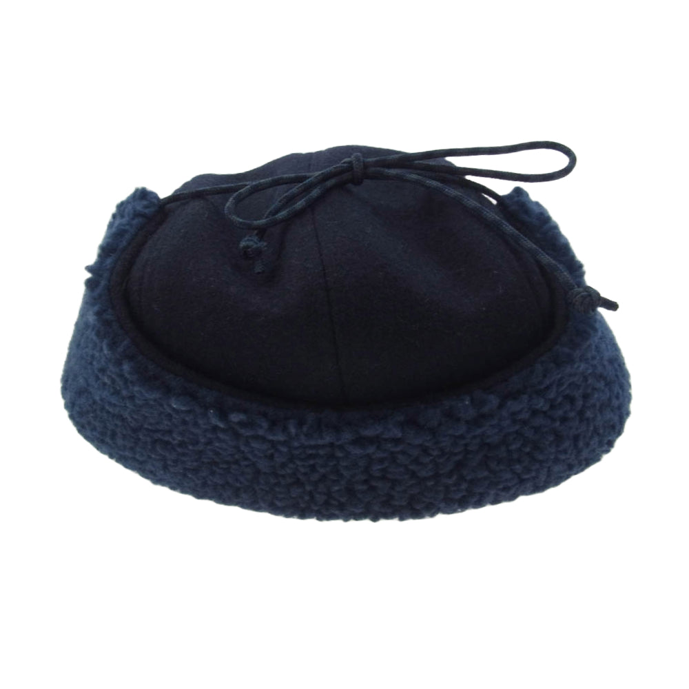 patagonia パタゴニア 22325 Recycled Wool earflap Cap リサイクル ウール イヤーフラップ キャップ 帽子 ネイビー系 S【中古】