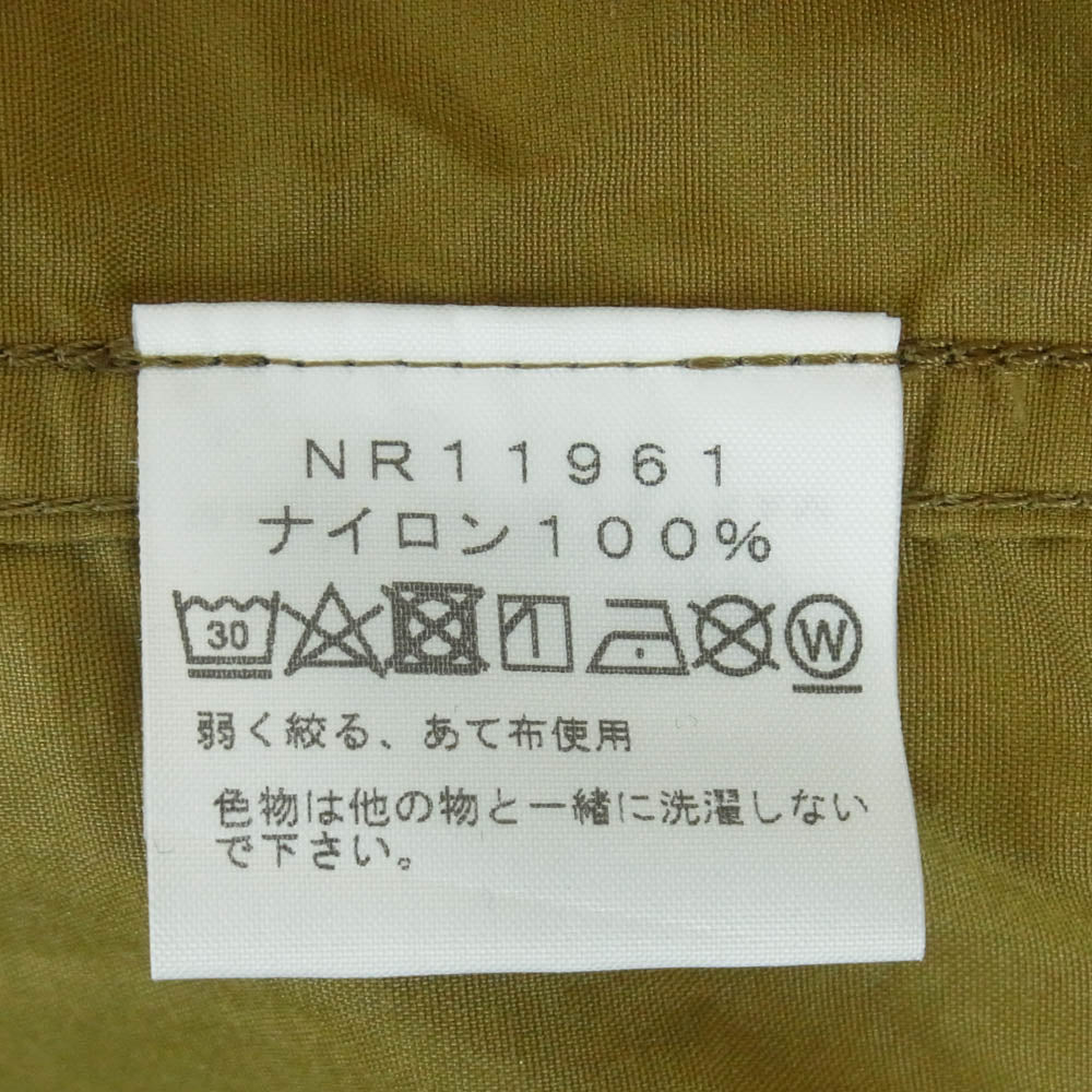 THE NORTH FACE ノースフェイス NR11961 L/S Nuptse Shirt ヌプシ 長袖 シャツ ベトナム製 カーキ系 ブラック系 S【中古】