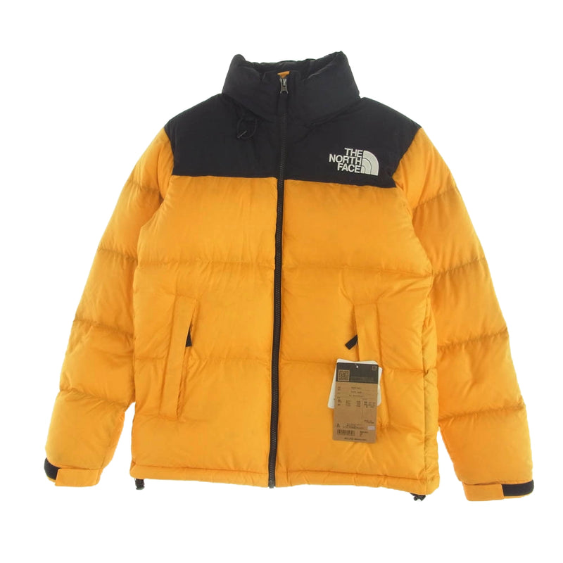 THE NORTH FACE ノースフェイス ND91841 Nuptse ヌプシ jacket ダウン ジャケット イエロー系 ブラック系 S【中古】