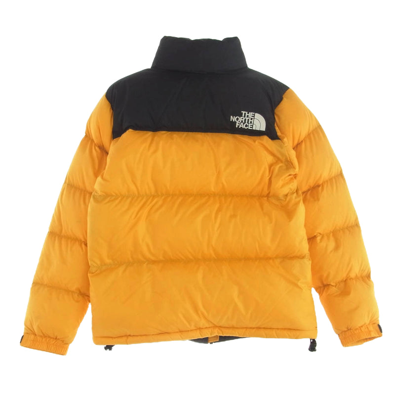 THE NORTH FACE ノースフェイス ND91841 Nuptse ヌプシ jacket ダウン ジャケット イエロー系 ブラック系 S【中古】