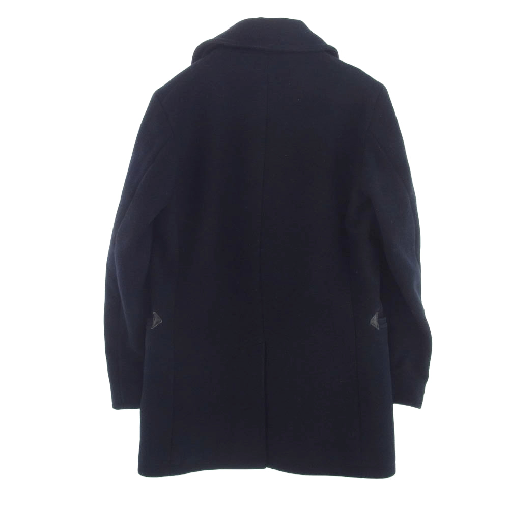 ラギッドファクットリー ウール混 Pコート ネイビー系 S【中古】