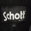 schott ショット 3132030 コードクロス ショール カラー コート ブラック系 S【中古】