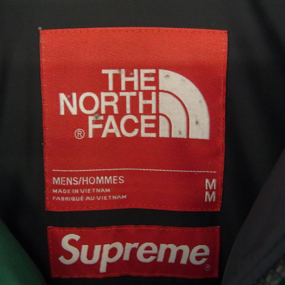 Supreme シュプリーム 20AW ND92001I THE NORTH FACE Faux Fur Nuptse Jacket ファー ヌプシ ジャケット グリーン系 M【中古】