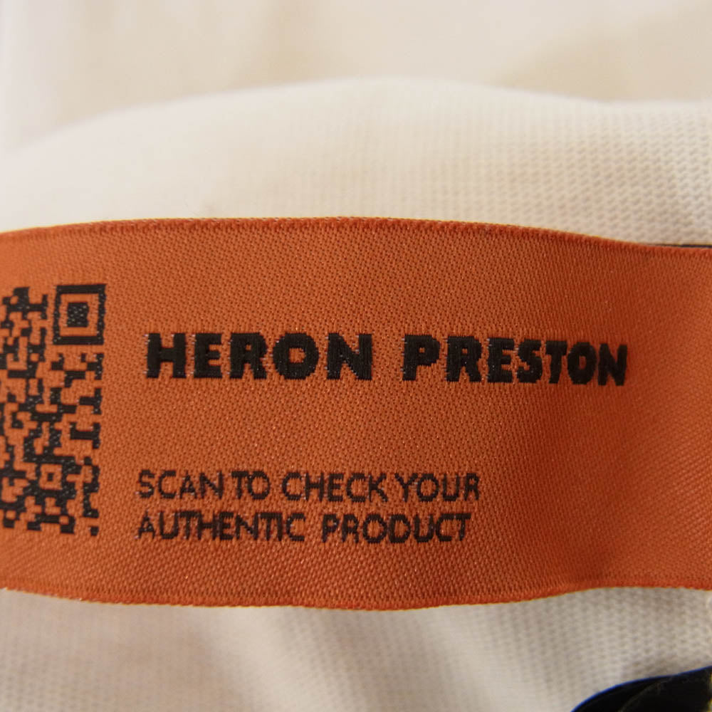 Heron Preston ヘロン プレストン HMAB017C99JER001 TURTLENECK COTTON T-SHIRT 長袖 カットソー ホワイト系 M【中古】