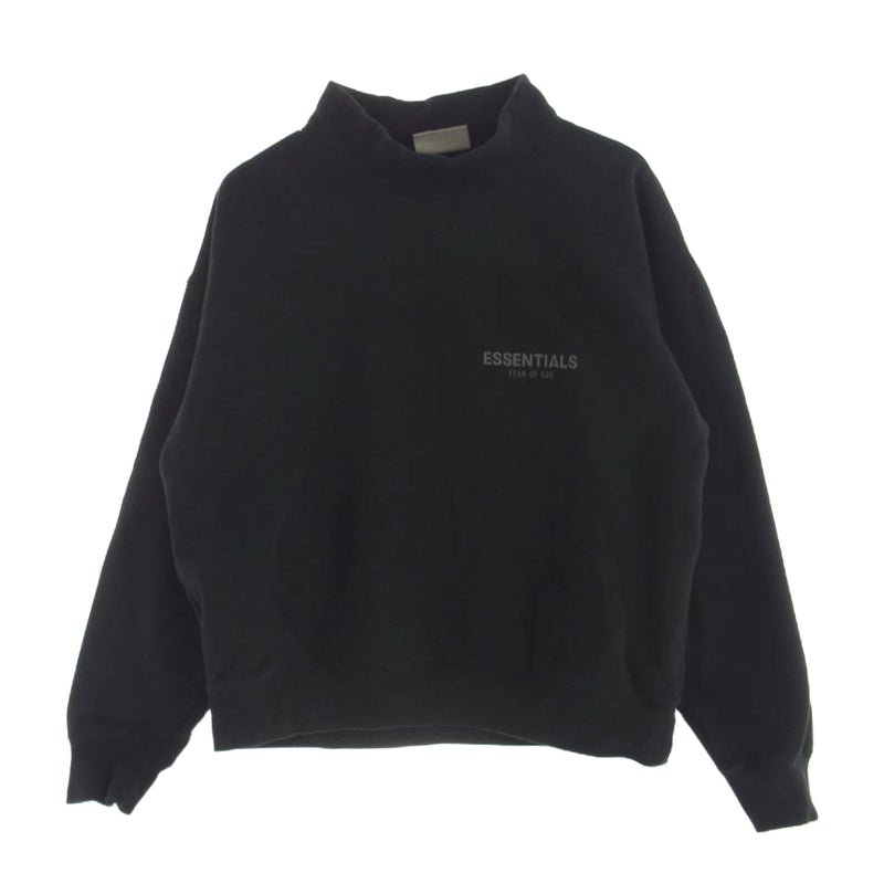 FEAR OF GOD フィアオブゴッド ESSENTIALS MOCK NECK SWEAT エッセンシャル モック ネック スウェット ブラック系 S【中古】