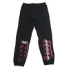 OFF-WHITE オフホワイト OMCH014R19003015 DIAG STENCIL SLIM SWEATPANTS ダイアゴナル ステンシル スリム スウェット パンツ ブラック系 XXL【中古】