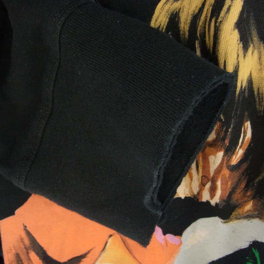 OFF-WHITE オフホワイト OMAB021R19185003 1DIAG BERNINI L/S 長袖 ロングスリーブ カットソー ブラック系 XXL【中古】