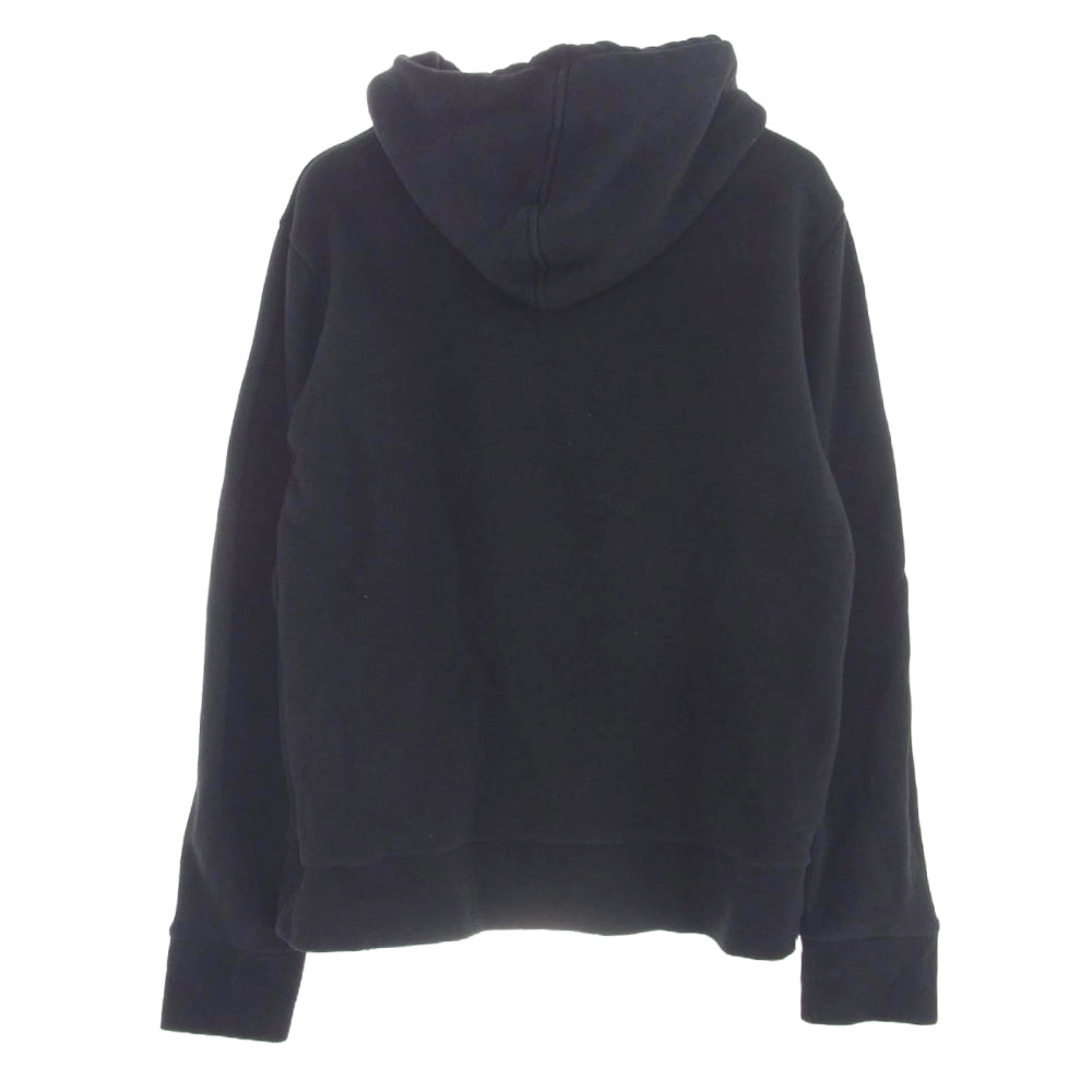 GUCCI グッチ 454585 ダメージ ヴィンテージ 加工 フロント ロゴ プルオーバー パーカー ブラック系 L【中古】