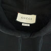 GUCCI グッチ 454585 ダメージ ヴィンテージ 加工 フロント ロゴ プルオーバー パーカー ブラック系 L【中古】