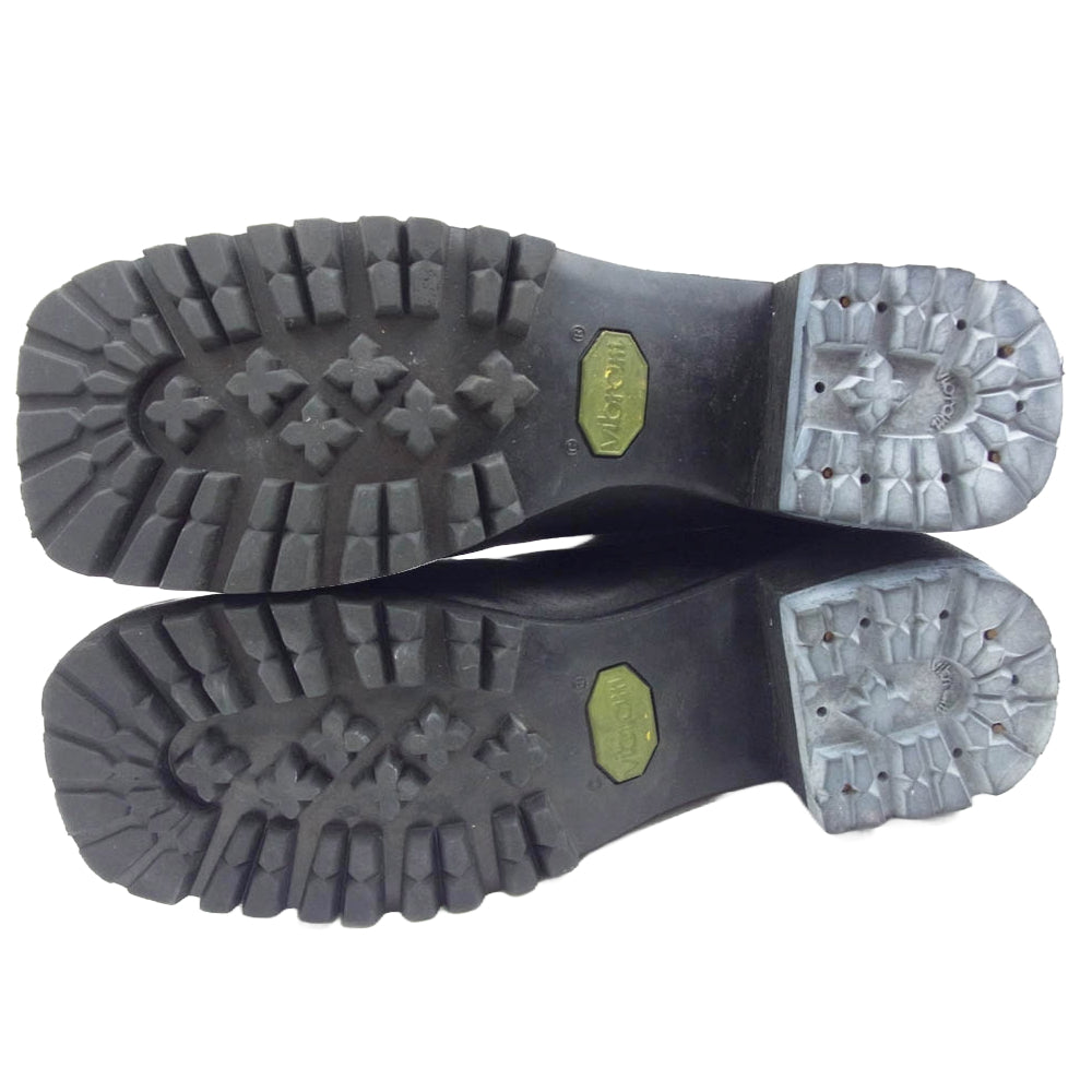 グイディ 9086V Back Zip 馬革 バック ジップ スクエアトゥ ブーツ ブラック系 42.5【中古】