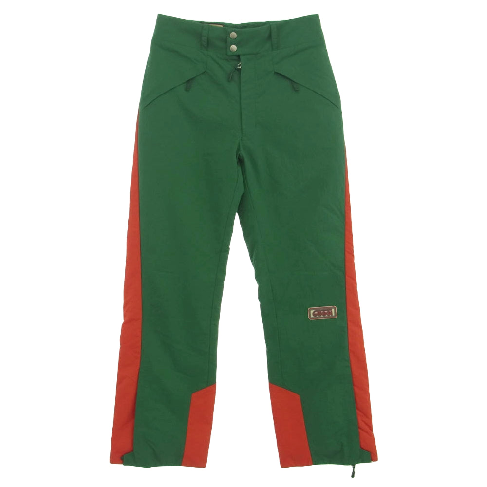 GUCCI グッチ 710623 ZAKPG サイドライン トラックパンツ ジョガーパンツ スキー スノボパンツ マルチカラー系 44【美品】【中古】