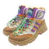 GUCCI グッチ 721394 FAAW 59762 ADIDAS アディダス Apres-Ski レースアップ ブーツ トレッキングシューズ ブラウン系 マルチカラー系 41【新古品】【未使用】【中古】