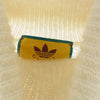 GUCCI グッチ 713023 XKCMO 9791 ADIDAS アディダス サイドライン カシミヤ混 モヘア モヘヤ ニット ショート セーター オフホワイト系 XS【極上美品】【中古】