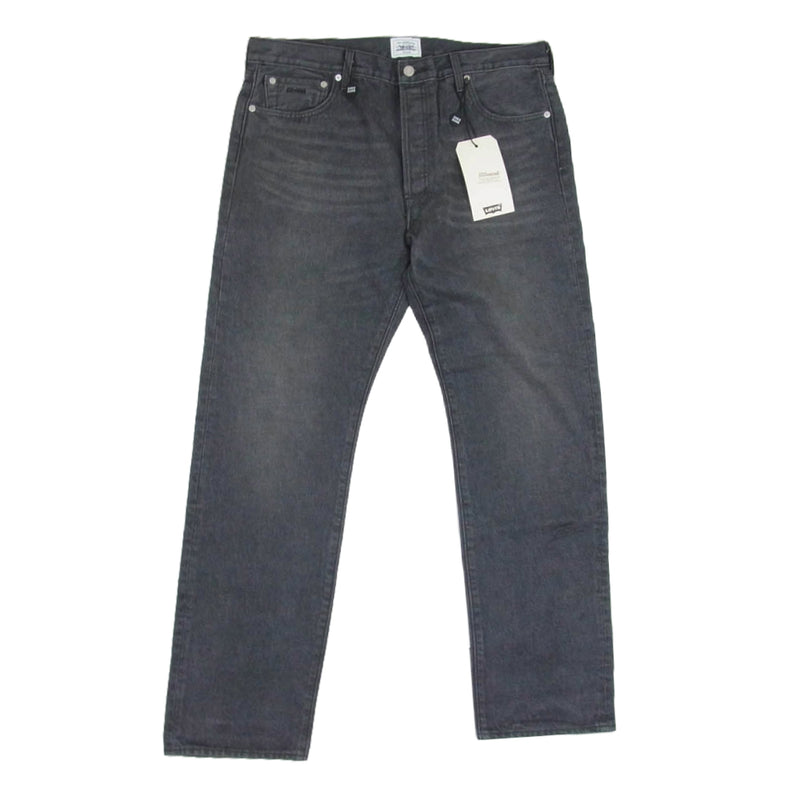 Levi's リーバイス 24AW × JJJound 501 Grey Stonewash denim pants ストーン ウォッシュ デニム パンツ ボタンフライ 刻印5286 ブラック系 36【極上美品】【中古】