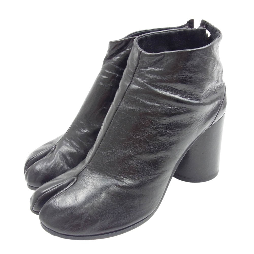 Maison Martin Margiela 38 黒 レザースニーカー MAISON