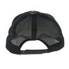 CHROME HEARTS クロムハーツ（原本無） TRUCKER CAP レザー セメタリークロスパッチ メッシュ トラッカー キャップ ブラック系【中古】