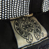 CHROME HEARTS クロムハーツ（原本無） TRUCKER CAP レザー セメタリークロスパッチ メッシュ トラッカー キャップ ブラック系【中古】